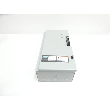 Siemens 3P 30A AMP 600V-AC FUSIBLE DISCONNECT SWITCH GD361